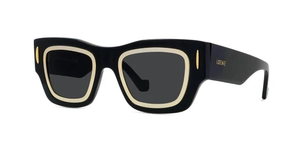 Loewe LW40168I Signature Square Sunglasses in Black