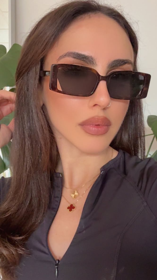 Fendi Roma FE40164I Way Sunglasses in Havana Brown