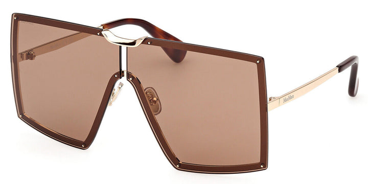Max Mara MM0117 Sunglasses in Gold Brown
