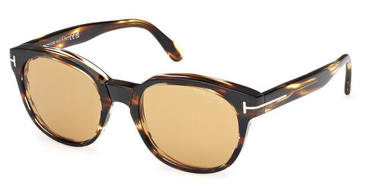 Tom Ford Mert FT1180 Sunglasses in Havana Brown Yellow