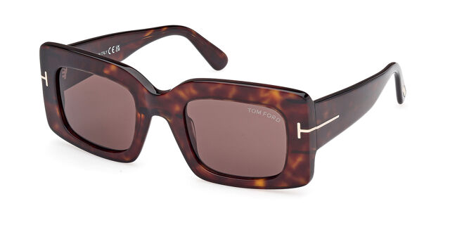 Tom Ford Brigitta FT1188 Square in Havana Brown