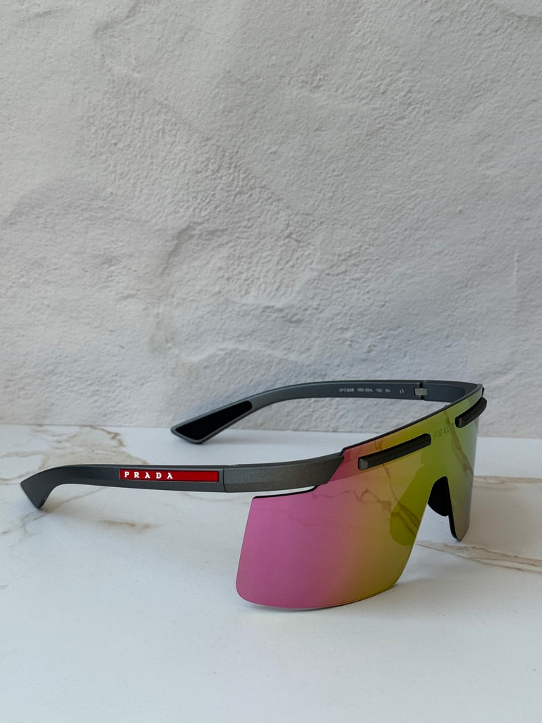 Prada Sport PS B06S Sunglasses in Pink Mirror