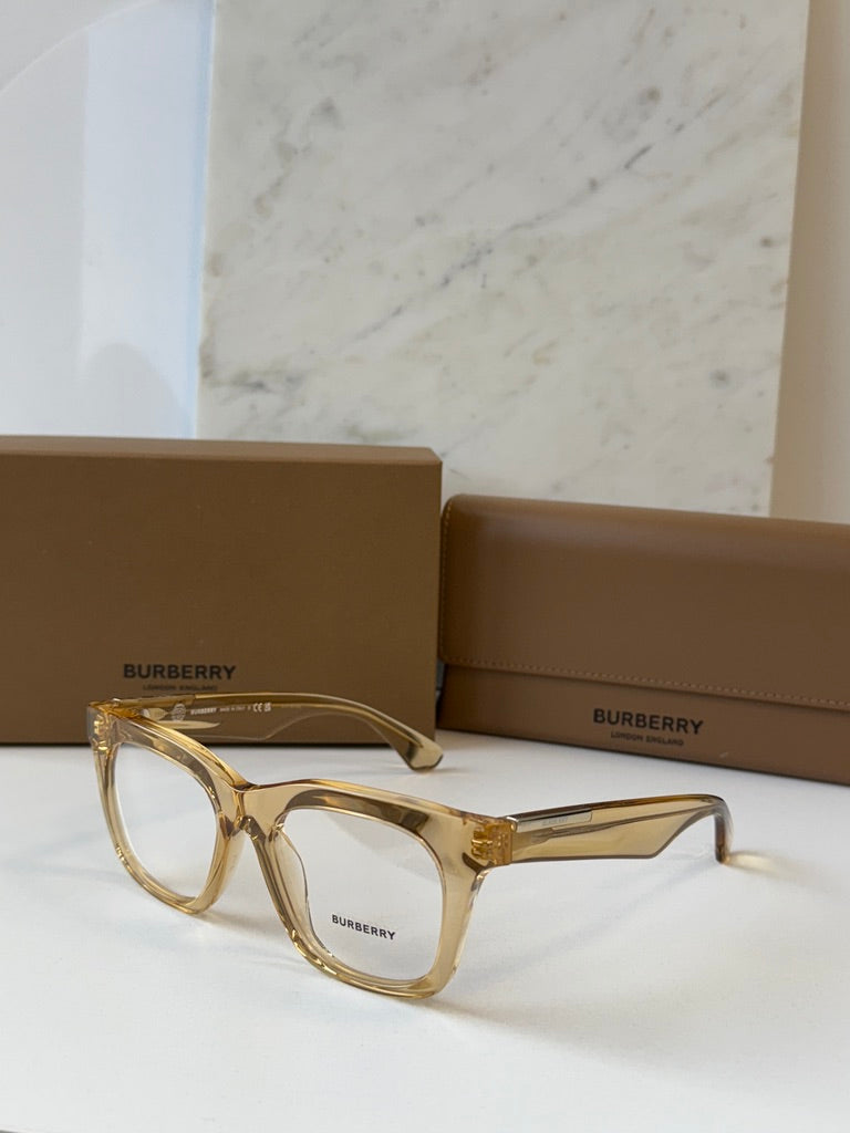 Burberry BE1378D Marcos cuadrados de metal dorado Quincy