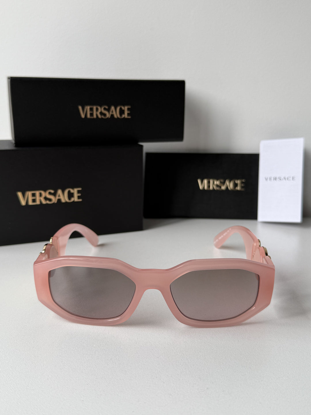 Versace VE4361 Gafas de sol Biggie en oro negro