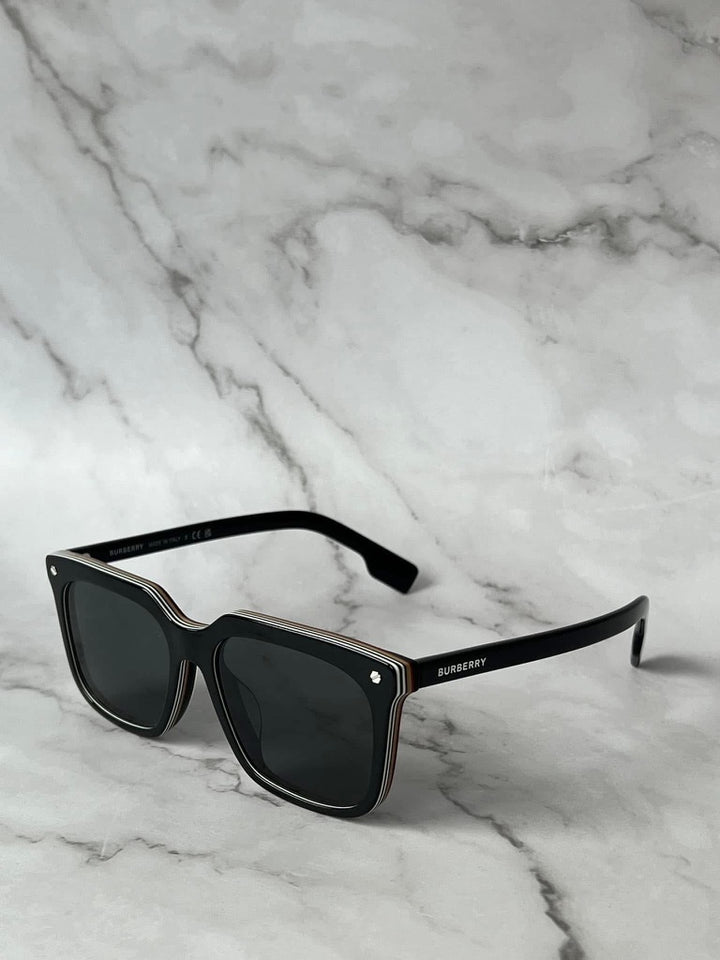 Burberry BE4337F Carnaby Black Sunglasses