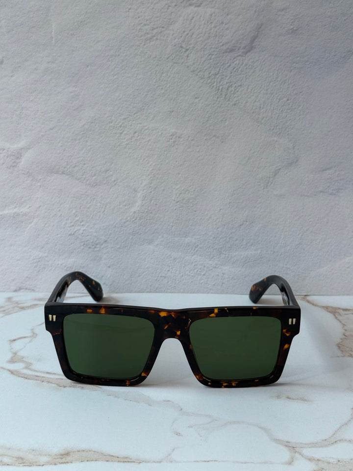 Off White Lawton Sunglasses in Havana Brown