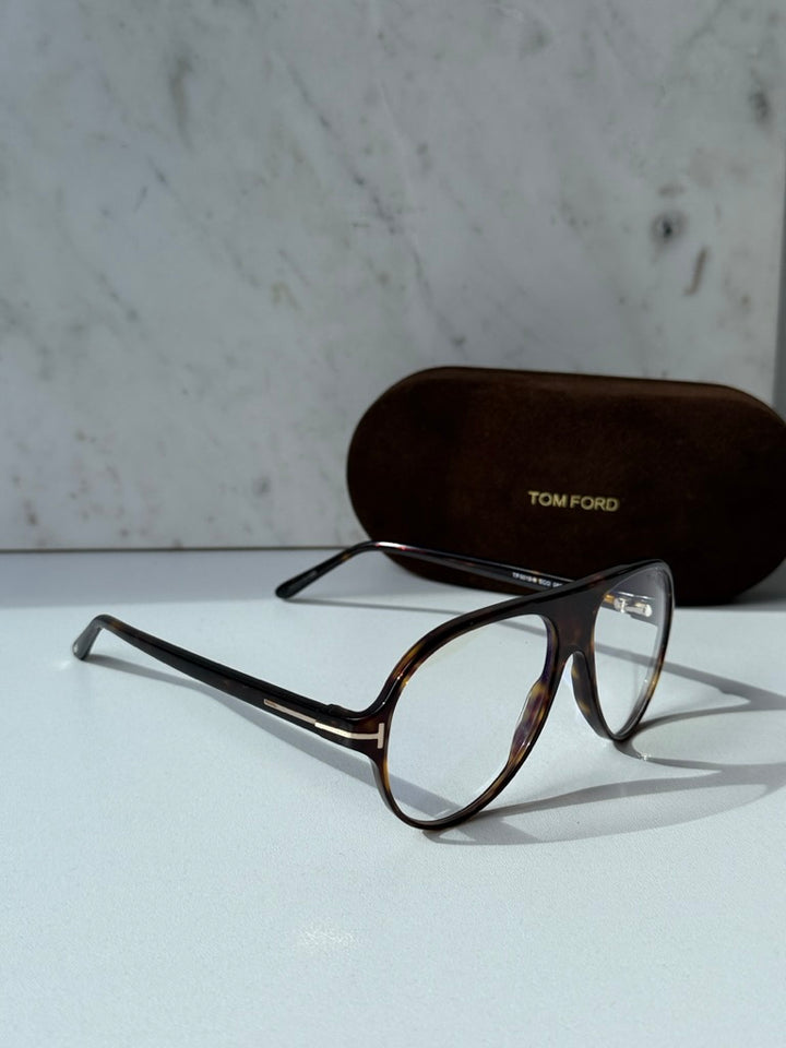 Tom Ford FT5012-B Brown Oversized Bluelight Frames