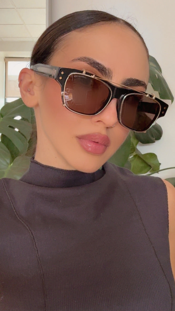 Dior CDDiamondO S10F Clip On Frames in Black