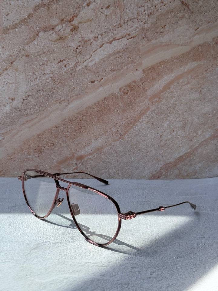 Valentino VLX133-C Rose Gold Aviator Pilot Frames