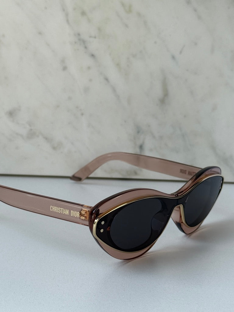 Dior Meteor B1I Cat Eye Sunglasses in Mauve