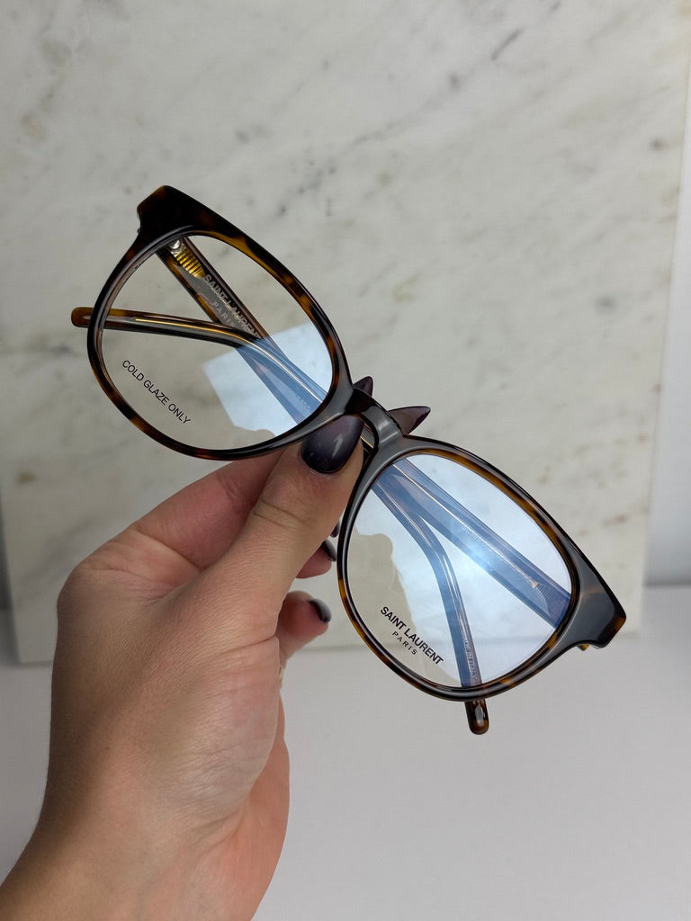 Monturas de anteojos Saint Laurent SL321 en transparente