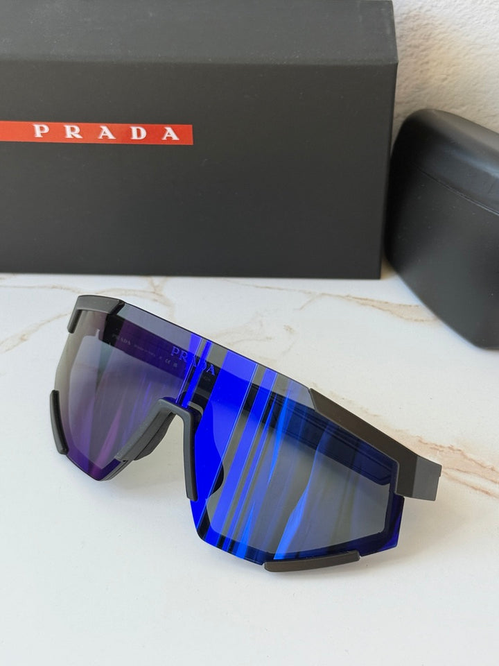 Prada Sport PS04WS Sunglasses in Black Mirror