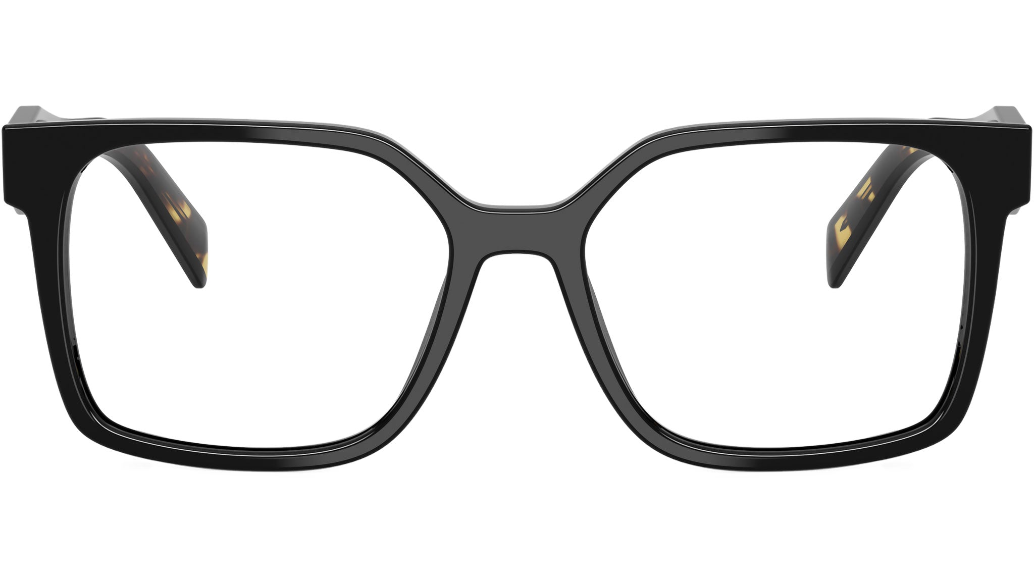 Prada PR B03V Eyeglasses Frames in Black Tortoise – Designer Daydream