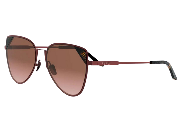 Fendi FE40189U Butterfly Sunglasses in Red