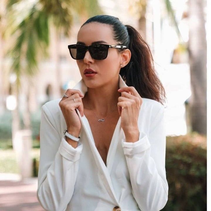 Gafas de sol rectangulares unisex Gucci GG0746S en negro