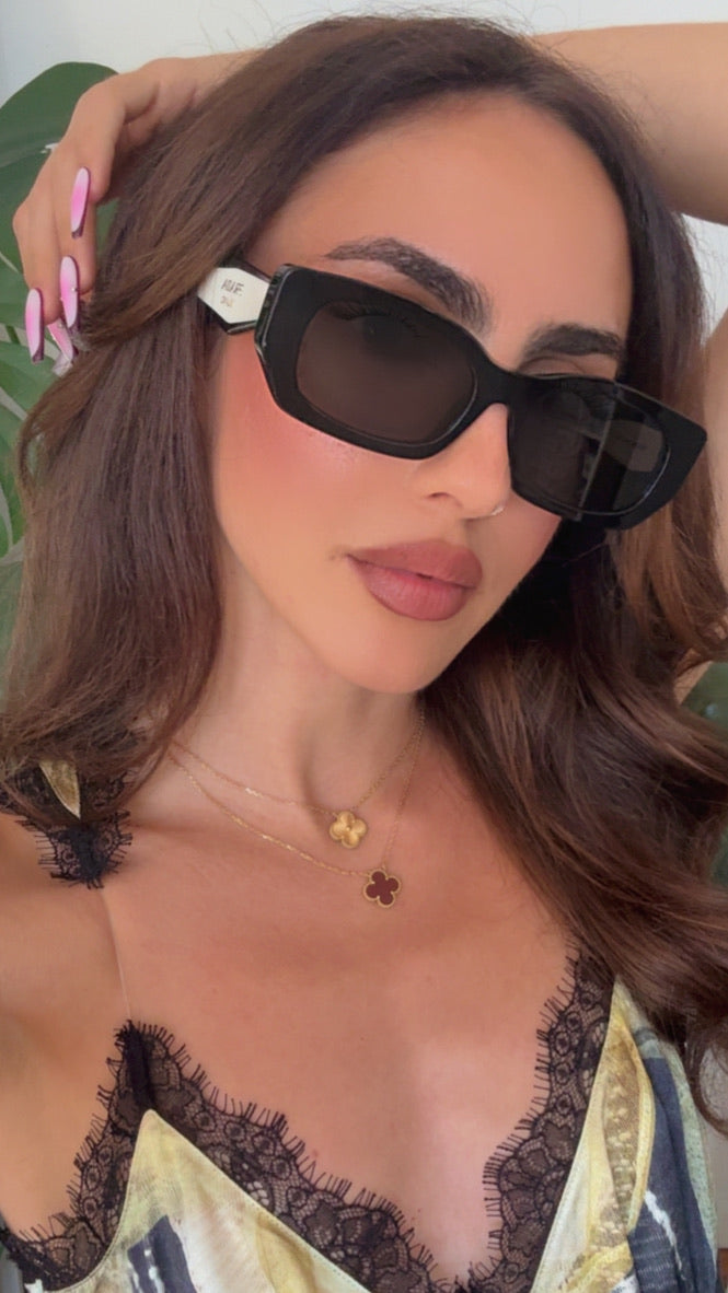 Prada PR B05S Sunglasses in Black White