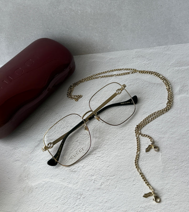 Gucci GG0973O Marcos de metal plateado