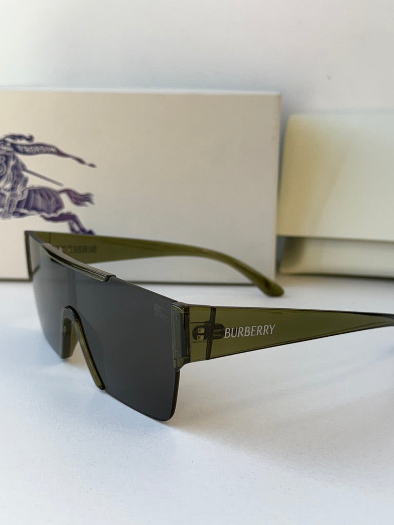 Burberry BE4291 Gafas de sol con escudo espejado en dorado