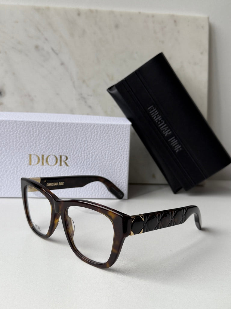Dior Lady 95.22O S1I Cat Eye Frames in Havana Brown