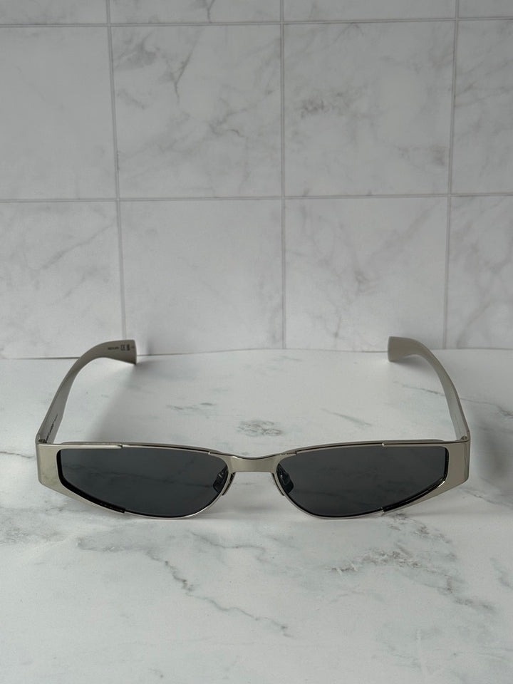 Saint Laurent SL739 Sunglasses in Silver