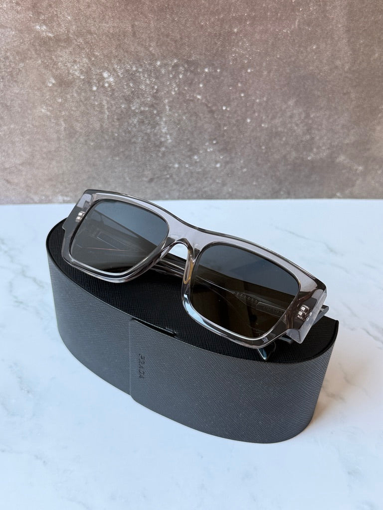 Prada PR10ZS Sunglasses in Transparent Asphalt