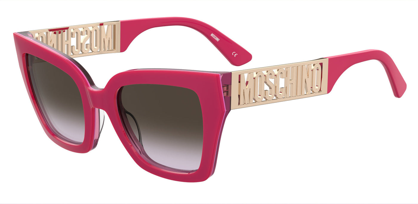 Moschino MOS161/S Fuchsia Cat Eye Sunglasses – Designer Daydream