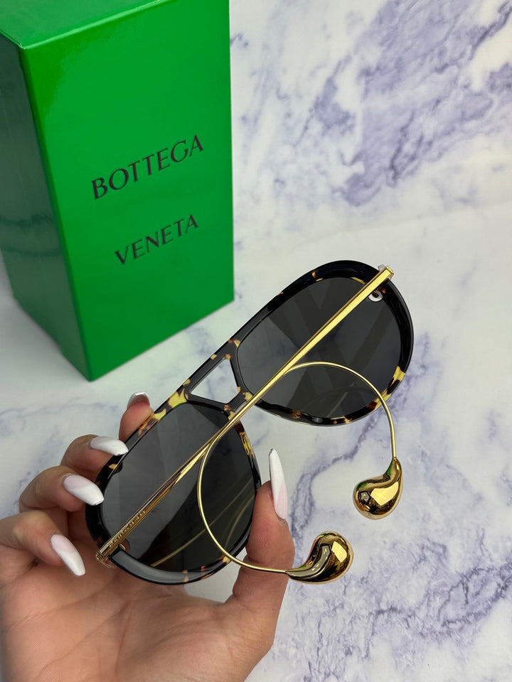 Bottega Veneta BV1273S Drop Earring Aviator Sunglasses
