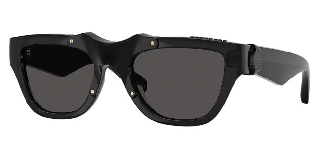 Burberry BE4445U black sunglasses with square frames and dark lenses
