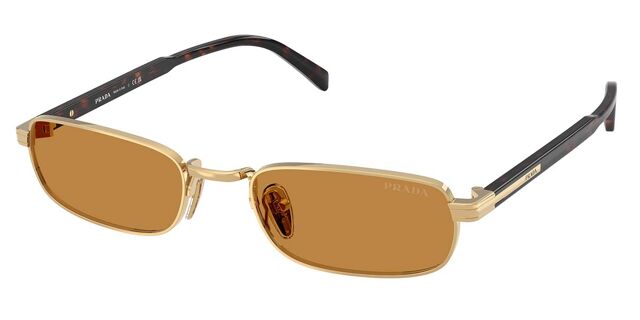 Prada PR B54S Sunglasses in Gold Brown