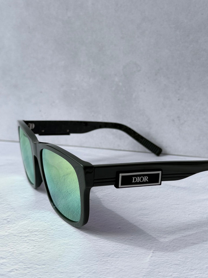 Dior B23 S2F Sunglasses in Dark Green - Product Image 3 - Designer Daydream