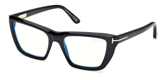 Tom Ford FT6047-B Black Cat Eye Bluelight Frames