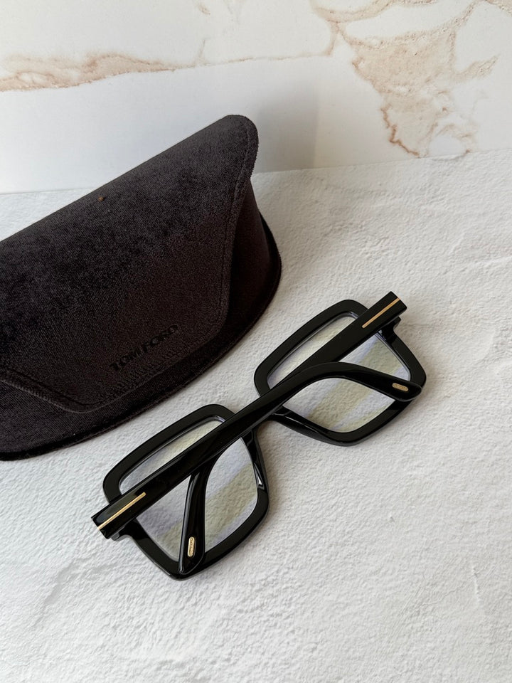 Tom Ford FT5913-B Black Square Bluelight Frames