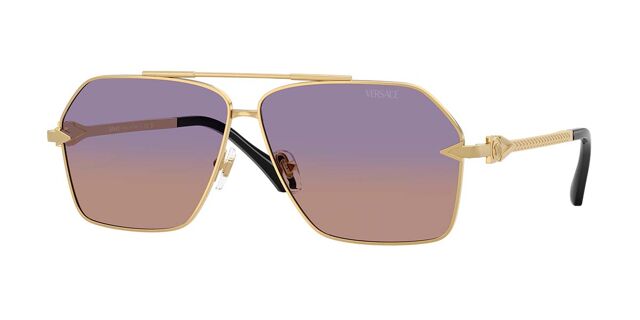 Versace VE2284 Avanti Aviator Sunglasses in Purple Gradient