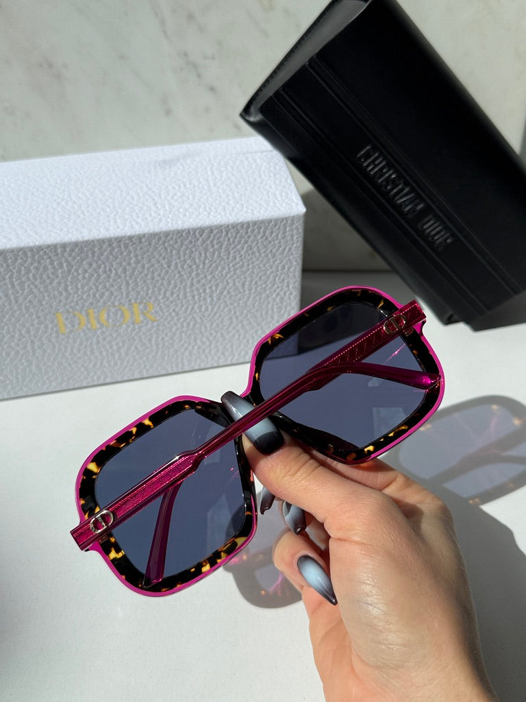 Gafas de sol extragrandes Dior Archdior en dorado 