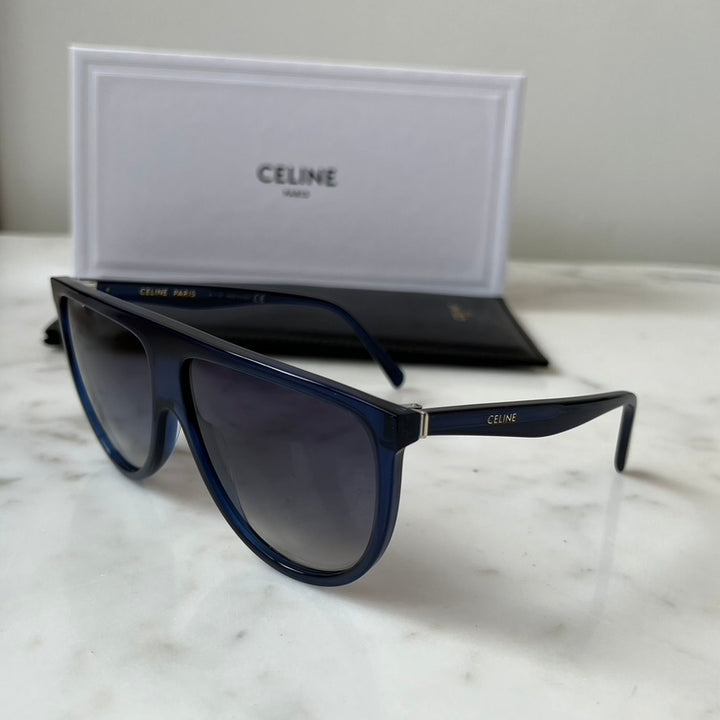 Celine CL4006IN Thin Shadow Sunglasses in Blue