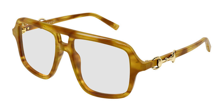 Gucci GG1220S Gafas de sol de aviador con monograma verde