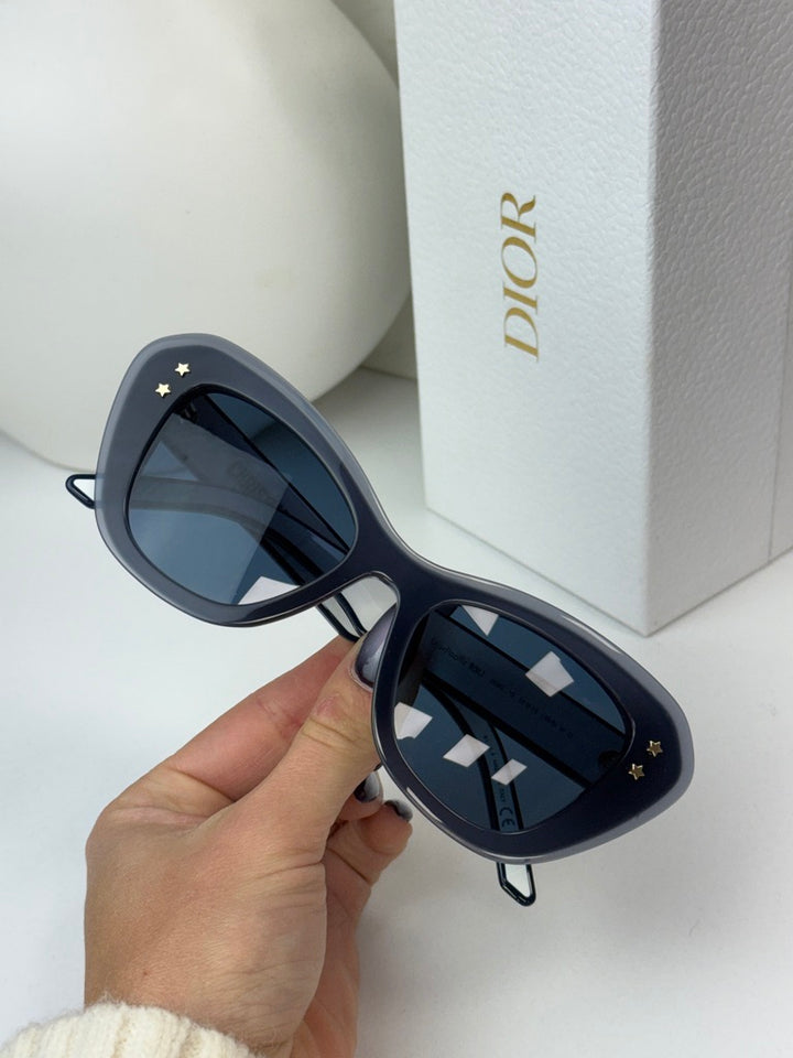 Dior Pacific B3U Cat Eye Sunglasses in Navy Blue