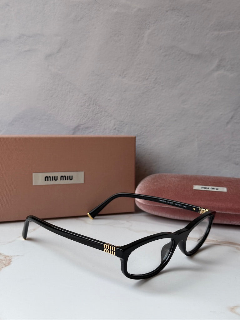Miu Miu MU01ZV Black Cat Eye Frames