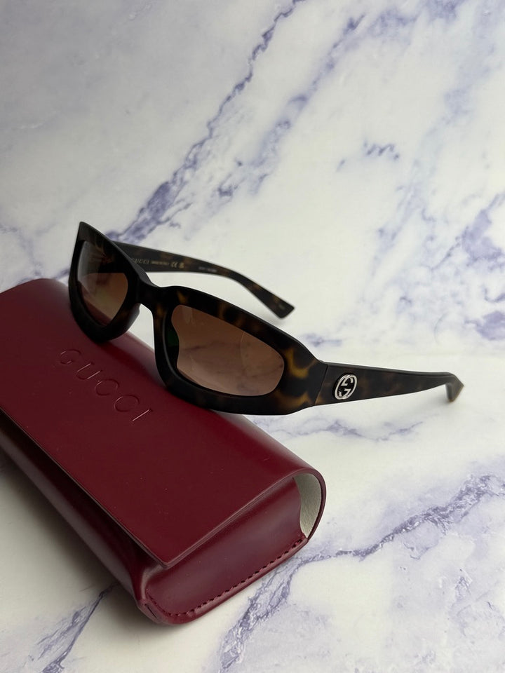 Gucci GG1787S Slim Sunglasses in Brown