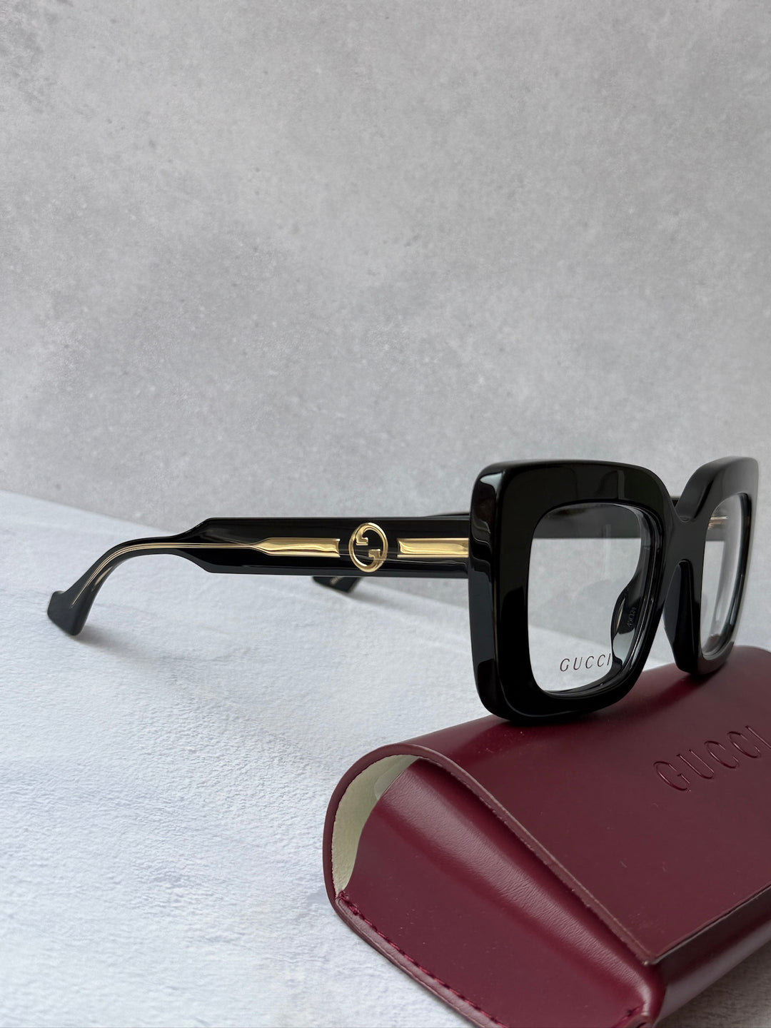 Gucci GG1554O Black Thick Rim Frames