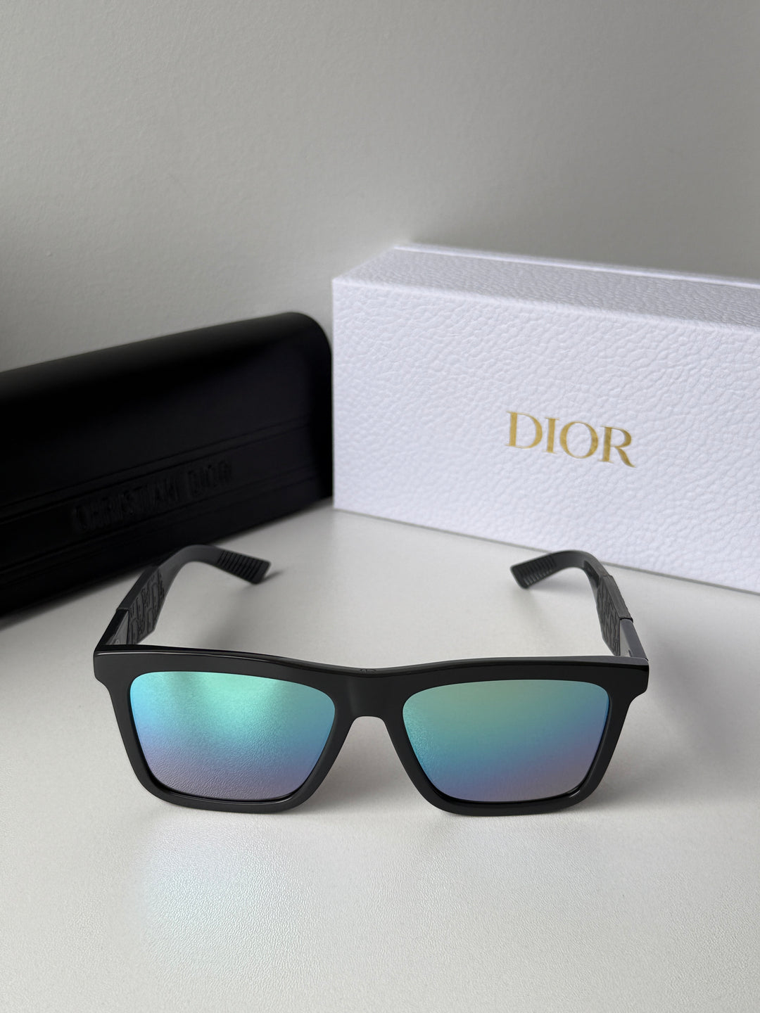 Dior B27 S1I Sunglasses in Grey Blue Mirror – Designer Daydream