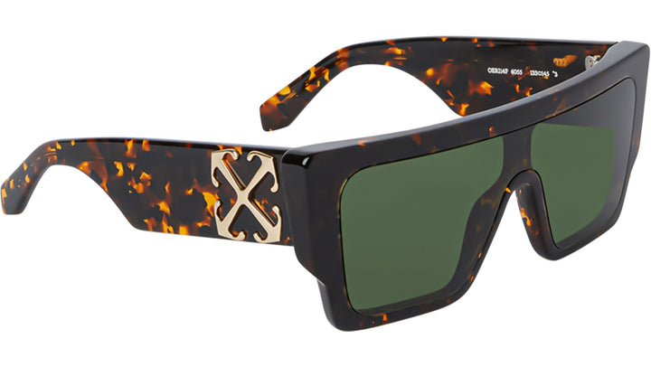 Off White Marion Sunglasses in Havana Brown