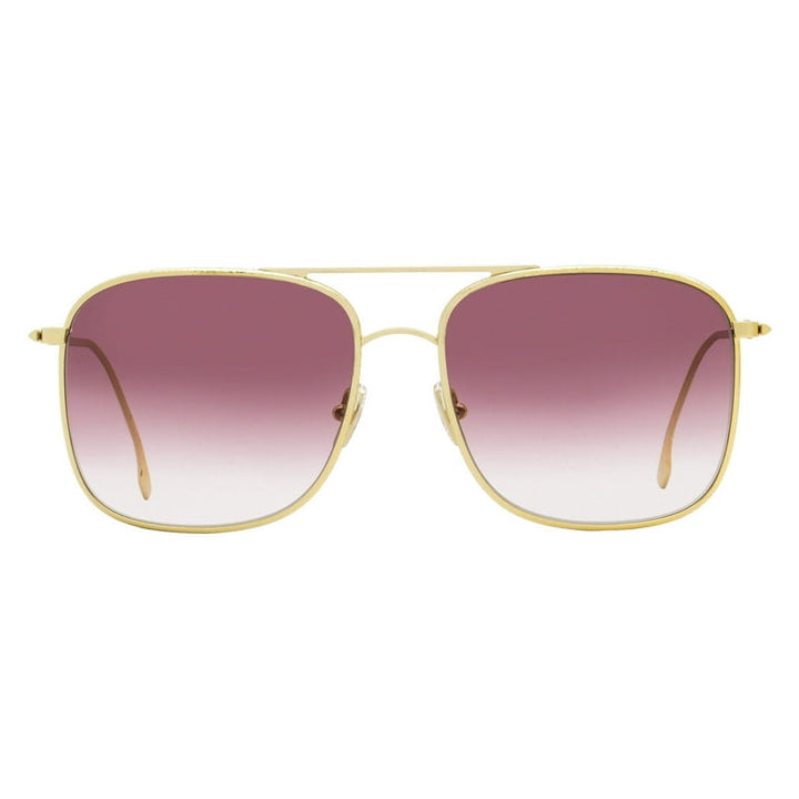 Victoria Beckham VB202S Gold Pink Squared Aviators