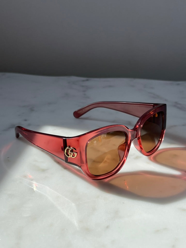 Gucci GG1599SA Sunglasses in Red