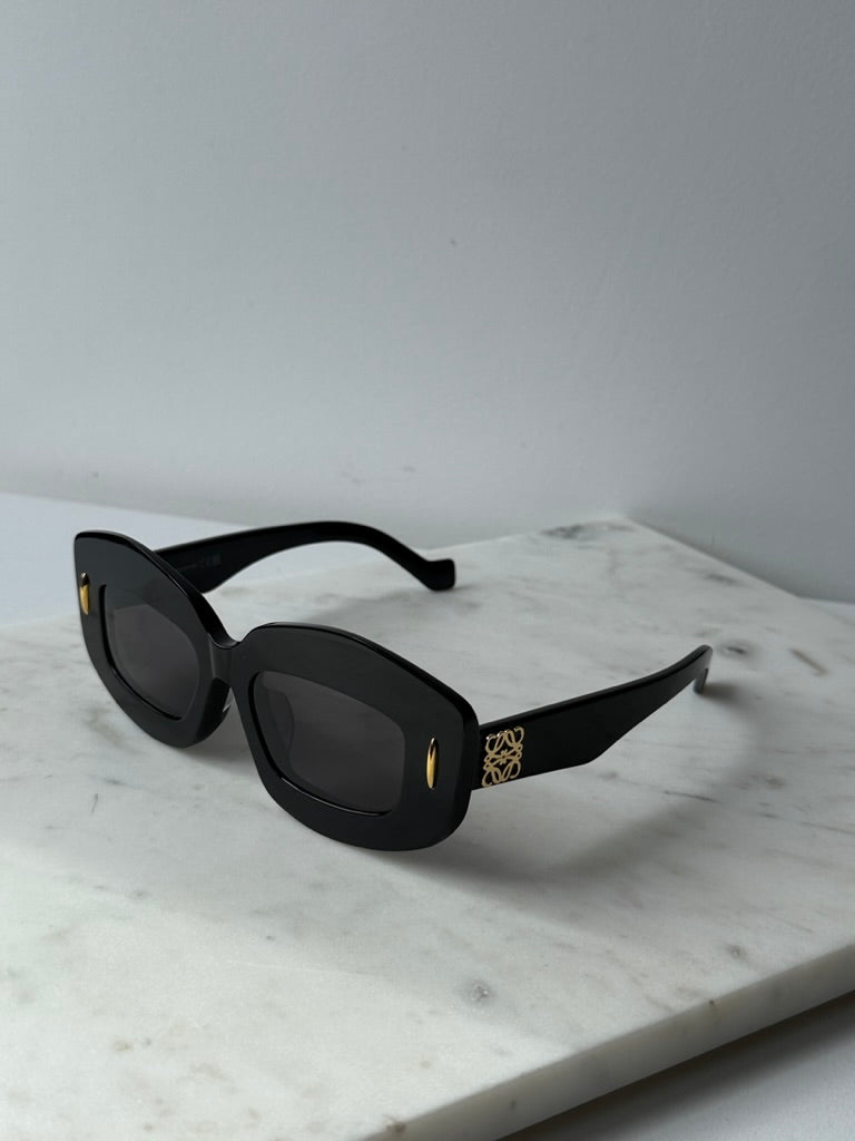 Loewe LW40114F Anagram Sunglasses in Black