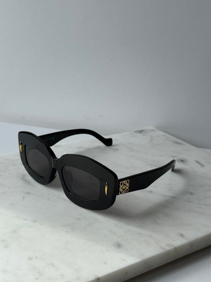 Loewe LW40114F Anagram Sunglasses in Black