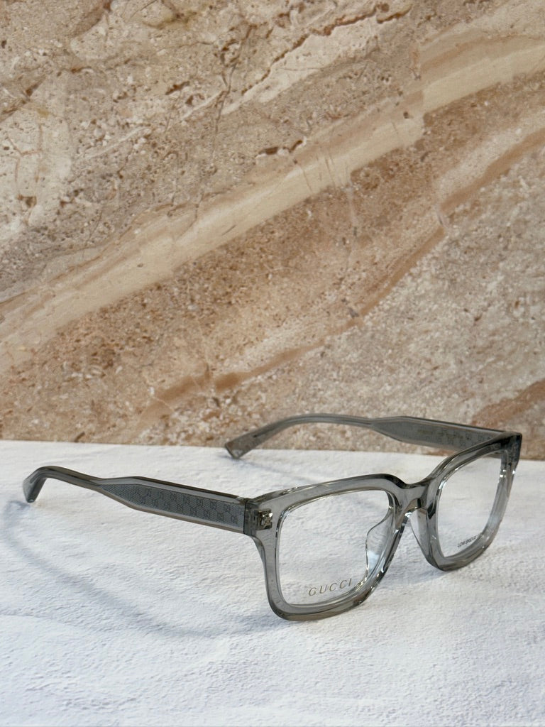 Gucci GG2071OL Rectangular Frames in Transparent Grey - Product Image 5 - Designer Daydream