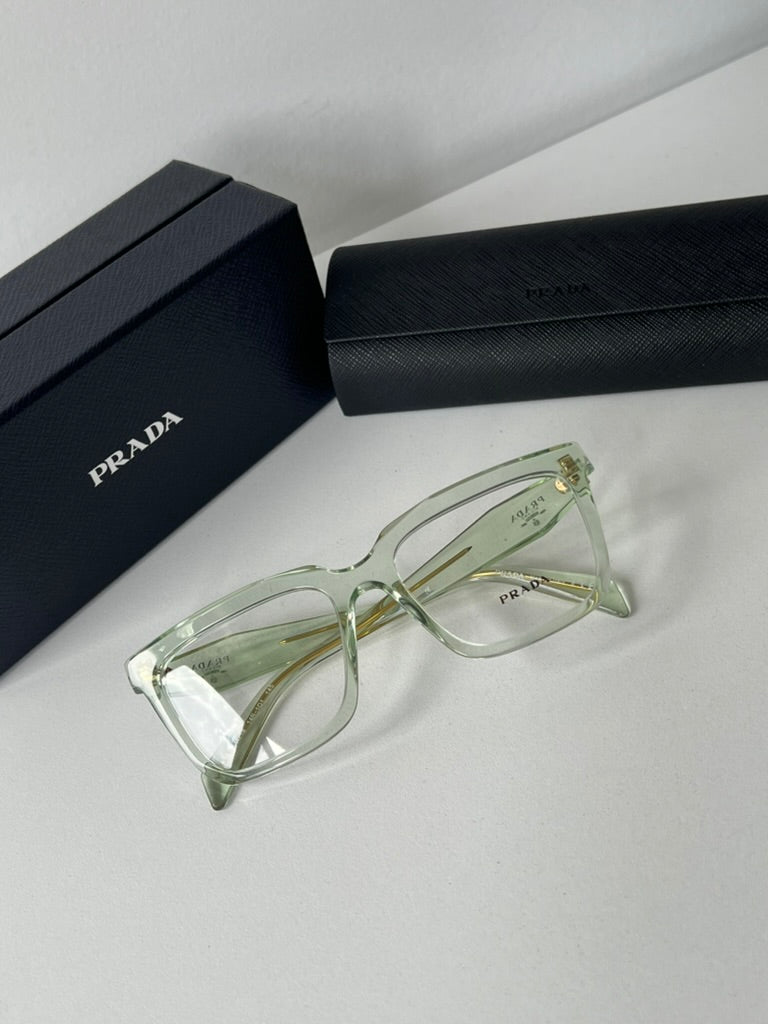 Prada PR A19V Frames in Transparent Mint