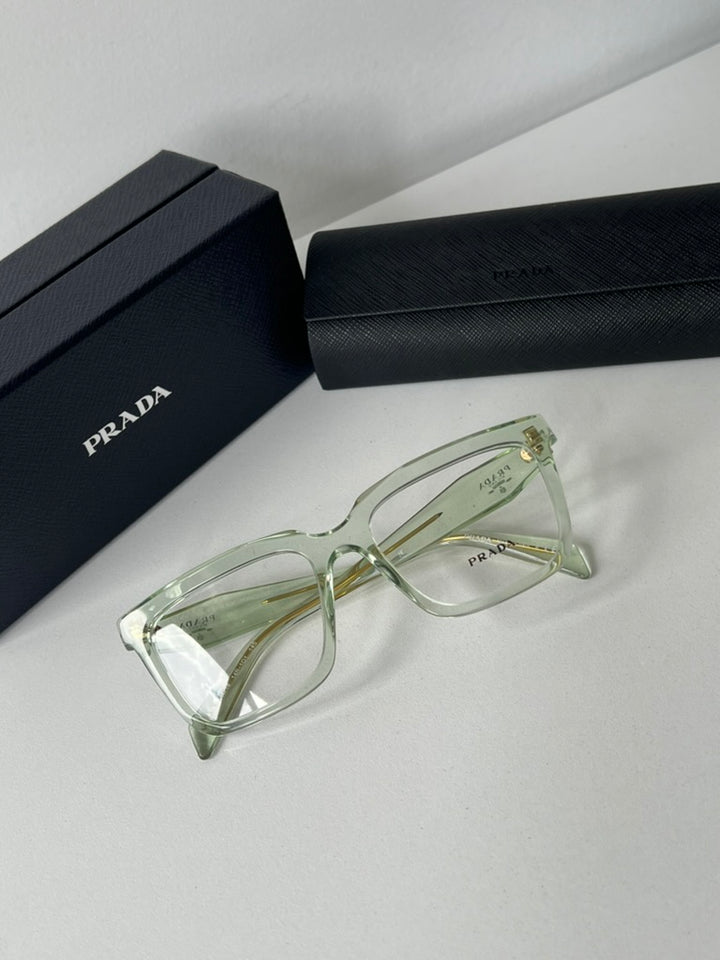 Prada PR A19V Frames in Transparent Mint