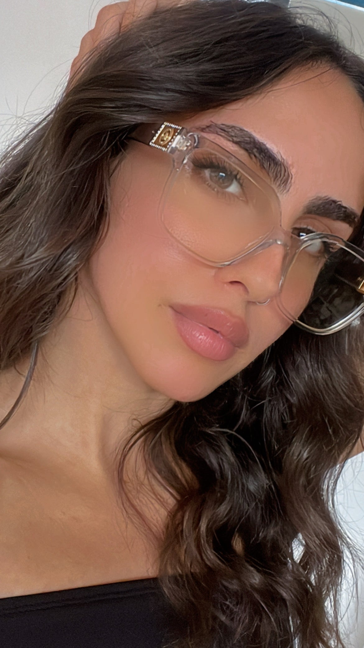 Versace eyeglasses with crystals sale